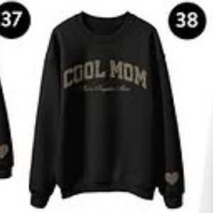 Black Cool Mom Women's Sweatshirt